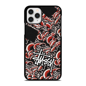 STUSSY CORAL PATTERN iPhone 11 Pro Case Cover