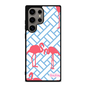 LILLY PULITZER FLAMINGO 2 Samsung Galaxy S24 Ultra Case Cover