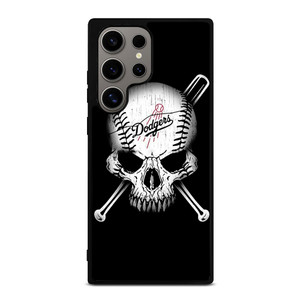 LOS ANGELES DODGERS SKULL Samsung Galaxy S24 Ultra Case Cover LOS ANGELES DODGERS SKULL Samsung Galaxy S24 Ultra Case Cover