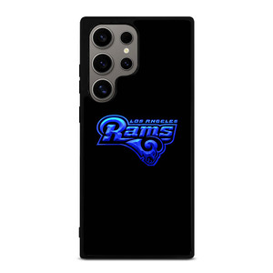 LOS ANGELES RAMS NEON BLUE LOGO Samsung Galaxy S24 Ultra Case Cover