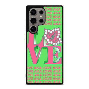 LOVE AKA PINK AND GREEN Samsung Galaxy S24 Ultra Case Cover