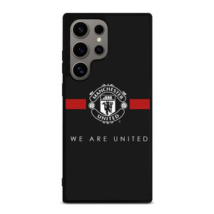 MANCHESTER UNITED BLACK Samsung Galaxy S24 Ultra Case Cover