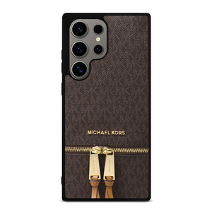 MICHAEL KORS MK LOGO BACKPACK BROWN BAG Samsung Galaxy S24 Ultra Case Cover
