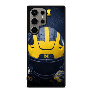 MICHIGAN WOLVERINES HELMET COLLEGE FOOTBALL TEAM Samsung Galaxy S24 Ultra Case Cover