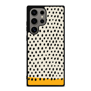 MUSTARD POLKADOTS PATTERN Samsung Galaxy S24 Ultra Case Cover