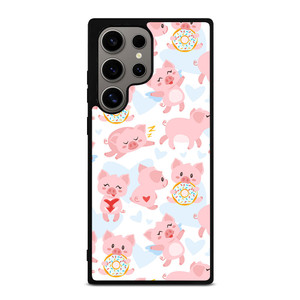 PINK BABY PIGS PATTERN Samsung Galaxy S24 Ultra Case Cover