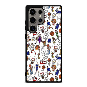 PLAYFUL BASKETBALL DOODLE ART Samsung Galaxy S24 Ultra Case Cover