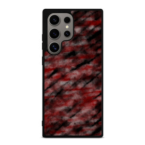 RED BLACK TIE DYE PATTERN Samsung Galaxy S24 Ultra Case Cover