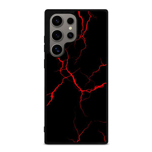 RED NEON LIGHTNING PATTERN Samsung Galaxy S24 Ultra Case Cover RED NEON LIGHTNING PATTERN Samsung Galaxy S24 Ultra Case Cover