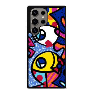 ROMERO BRITTO FISH LOVE Samsung Galaxy S24 Ultra Case Cover ROMERO BRITTO FISH LOVE Samsung Galaxy S24 Ultra Case Cover