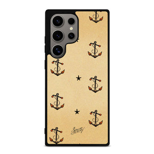 SAILOR JERRY ANCHOR PATTERN Samsung Galaxy S24 Ultra Case Cover SAILOR JERRY ANCHOR PATTERN Samsung Galaxy S24 Ultra Case Cover
