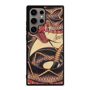SAILOR JERRY SNAKE TATTOO Samsung Galaxy S24 Ultra Case Cover SAILOR JERRY SNAKE TATTOO Samsung Galaxy S24 Ultra Case Cover