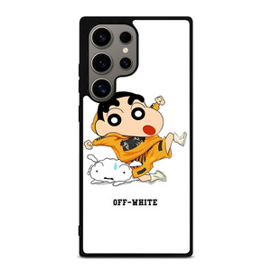 SHIN CHAN X OFF WHITE Samsung Galaxy S24 Ultra Case Cover SHIN CHAN X OFF WHITE Samsung Galaxy S24 Ultra Case Cover