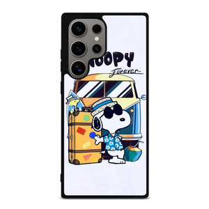 SNOOPY THE PEANUTS CHARLIE BROWN CARTOON FOREVER Samsung Galaxy S24 Ultra Case Cover