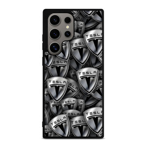 TESLA METAL LOGO COLLAGE Samsung Galaxy S24 Ultra Case Cover
