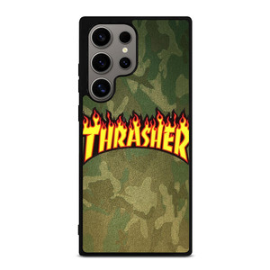 THRASHER LOGO CAMO FABRIC Samsung Galaxy S24 Ultra Case Cover THRASHER LOGO CAMO FABRIC Samsung Galaxy S24 Ultra Case Cover