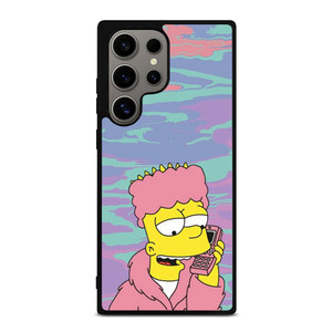 TIE DYE PATTERN BART SIMPSON Samsung Galaxy S24 Ultra Case Cover TIE DYE PATTERN BART SIMPSON Samsung Galaxy S24 Ultra Case Cover