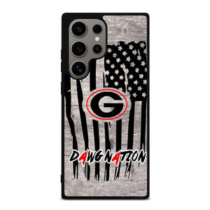 UNIVERSITY OF GEORGIA BULLDOGSWOODEN LOGO Samsung Galaxy S24 Ultra Case Cover