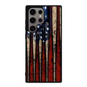 USA FLAG AMERICAN BASEBALL Samsung Galaxy S24 Ultra Case Cover