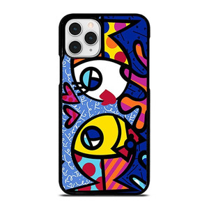 ROMERO BRITTO FISH LOVE iPhone 11 Pro Case Cover ROMERO BRITTO FISH LOVE iPhone 11 Pro Case Cover
