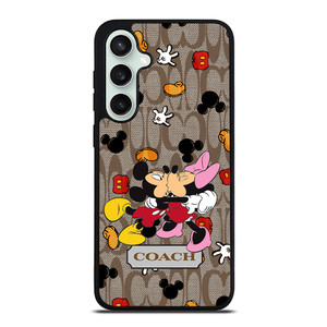 COACH MICKEY MINNIE MOUSE KISS Samsung Galaxy S23 FE Case Cover COACH MICKEY MINNIE MOUSE KISS Samsung Galaxy S23 FE Case Cover