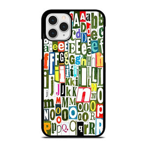 RETRO ALPHABET GREEN COLLAGE iPhone 11 Pro Case Cover