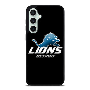 DETROIT LIONS BLACK Samsung Galaxy S23 FE Case Cover DETROIT LIONS BLACK Samsung Galaxy S23 FE Case Cover