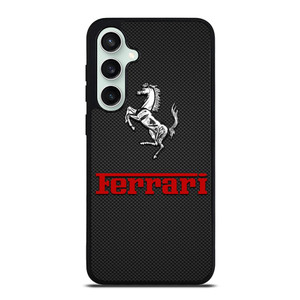 FERRARI HORSE CARBON LOGO Samsung Galaxy S23 FE Case Cover FERRARI HORSE CARBON LOGO Samsung Galaxy S23 FE Case Cover
