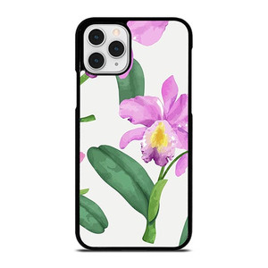 PURPLE ORCHID FLOWER PAINTING iPhone 11 Pro Case Cover