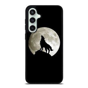 FULL MOON WOLF SILHOUETTE Samsung Galaxy S23 FE Case Cover FULL MOON WOLF SILHOUETTE Samsung Galaxy S23 FE Case Cover