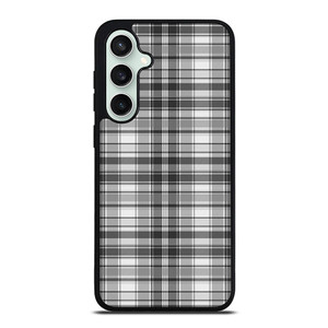 GREY CHECK FABRIC TEXTURES Samsung Galaxy S23 FE Case Cover GREY CHECK FABRIC TEXTURES Samsung Galaxy S23 FE Case Cover
