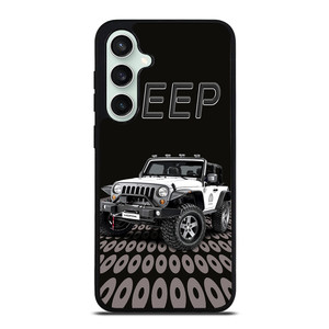 JEEP WHITE CAR Samsung Galaxy S23 FE Case Cover JEEP WHITE CAR Samsung Galaxy S23 FE Case Cover