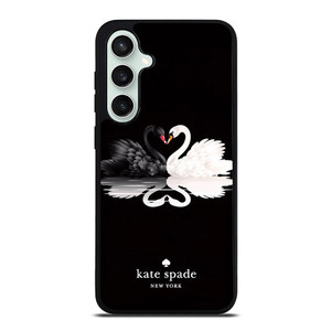 KATE SPADE BLACK WHITE SWAN Samsung Galaxy S23 FE Case Cover KATE SPADE BLACK WHITE SWAN Samsung Galaxy S23 FE Case Cover