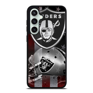 LAS VEGAS RAIDERS HELMET USA FLAG Samsung Galaxy S23 FE Case Cover