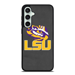 LSU TIGERS LEATHER LOGO Samsung Galaxy S23 FE Case Cover