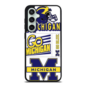 MICHIGAN WOLVERINES STICKER COLLAGE Samsung Galaxy S23 FE Case Cover MICHIGAN WOLVERINES STICKER COLLAGE Samsung Galaxy S23 FE Case Cover