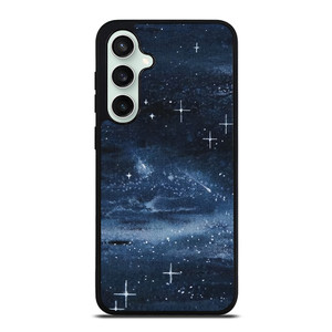 NAVY BLUE STAR FABRIC TEXTURE Samsung Galaxy S23 FE Case Cover NAVY BLUE STAR FABRIC TEXTURE Samsung Galaxy S23 FE Case Cover