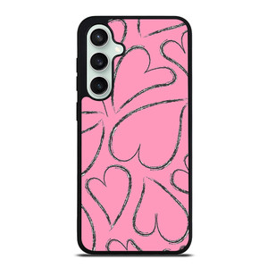 PINK LOVE BRUSHES PATTERN Samsung Galaxy S23 FE Case Cover