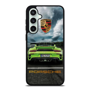 PORSCHE LOGO GREEN CAR Samsung Galaxy S23 FE Case Cover