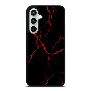 RED NEON LIGHTNING PATTERN Samsung Galaxy S23 FE Case Cover RED NEON LIGHTNING PATTERN Samsung Galaxy S23 FE Case Cover