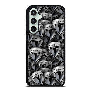 TESLA METAL LOGO COLLAGE Samsung Galaxy S23 FE Case Cover TESLA METAL LOGO COLLAGE Samsung Galaxy S23 FE Case Cover
