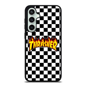THRASHER CHECKERBOARD Samsung Galaxy S23 FE Case Cover THRASHER CHECKERBOARD Samsung Galaxy S23 FE Case Cover