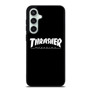 THRASHER SKATEBOARD MAGAZINE BLACK Samsung Galaxy S23 FE Case Cover