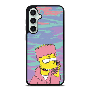 TIE DYE PATTERN BART SIMPSON Samsung Galaxy S23 FE Case Cover