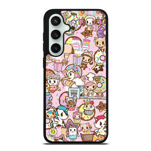 TOKIDOKI DONUTELLA COLLAGE Samsung Galaxy S23 FE Case Cover TOKIDOKI DONUTELLA COLLAGE Samsung Galaxy S23 FE Case Cover