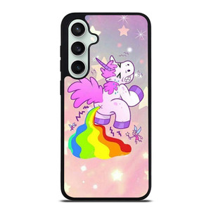UNICORN POOPING RAINBOW Samsung Galaxy S23 FE Case Cover