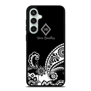 VERA BRADLEY BLACK AND WHITE Samsung Galaxy S23 FE Case Cover