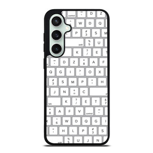 WHITE KEYBOARD PATTERN Samsung Galaxy S23 FE Case Cover