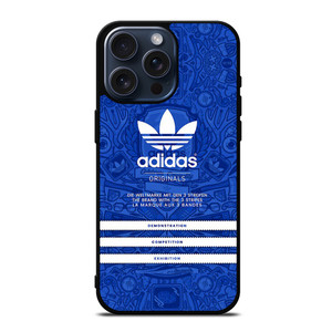 ADIDAS LOGO ORIGINALS BLUE iPhone 15 Pro Max Case Cover ADIDAS LOGO ORIGINALS BLUE iPhone 15 Pro Max Case Cover