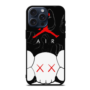 AIR JORDAN X KAWS LOGO iPhone 15 Pro Max Case Cover